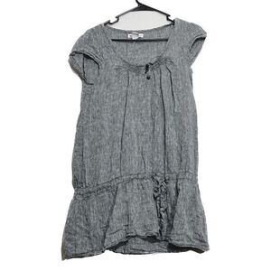 Kenzie, 100% linen, mini dress, women’s size, small, short sleeve, scoopneck
